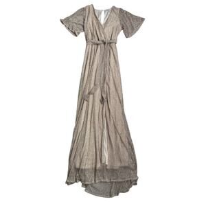 billy j alaria maxi dress 4 / Champagne